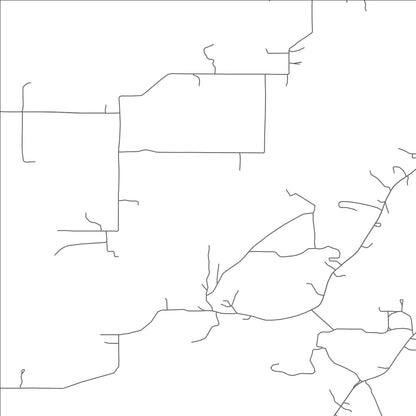 ROAD MAP OF BALLOU, OKLAHOMA BY MAPBAKES