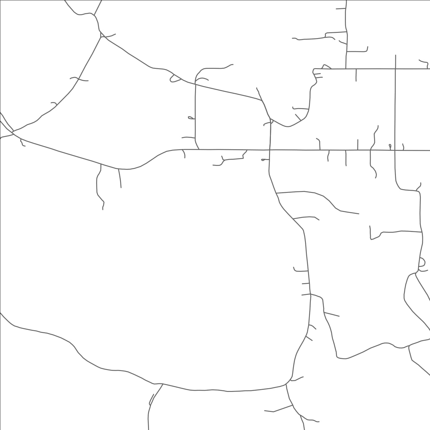 ROAD MAP OF BARBER, OKLAHOMA BY MAPBAKES