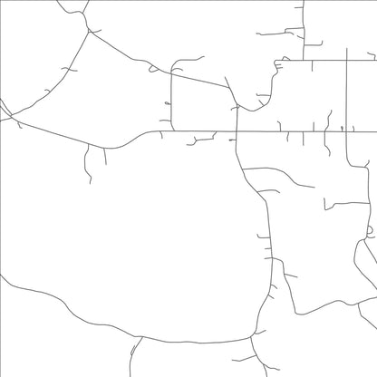 ROAD MAP OF BARBER, OKLAHOMA BY MAPBAKES