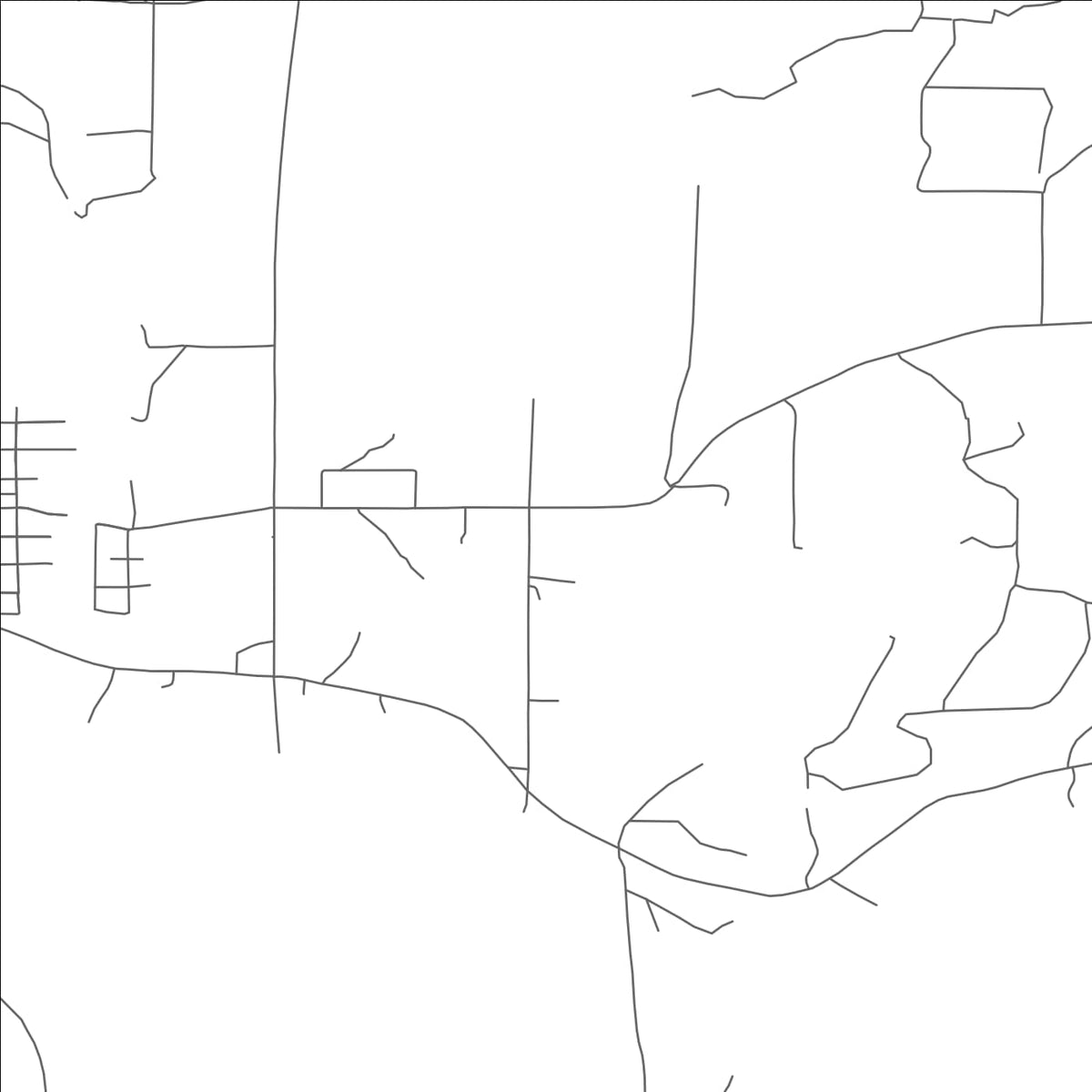 ROAD MAP OF BARNSDALL, OKLAHOMA BY MAPBAKES