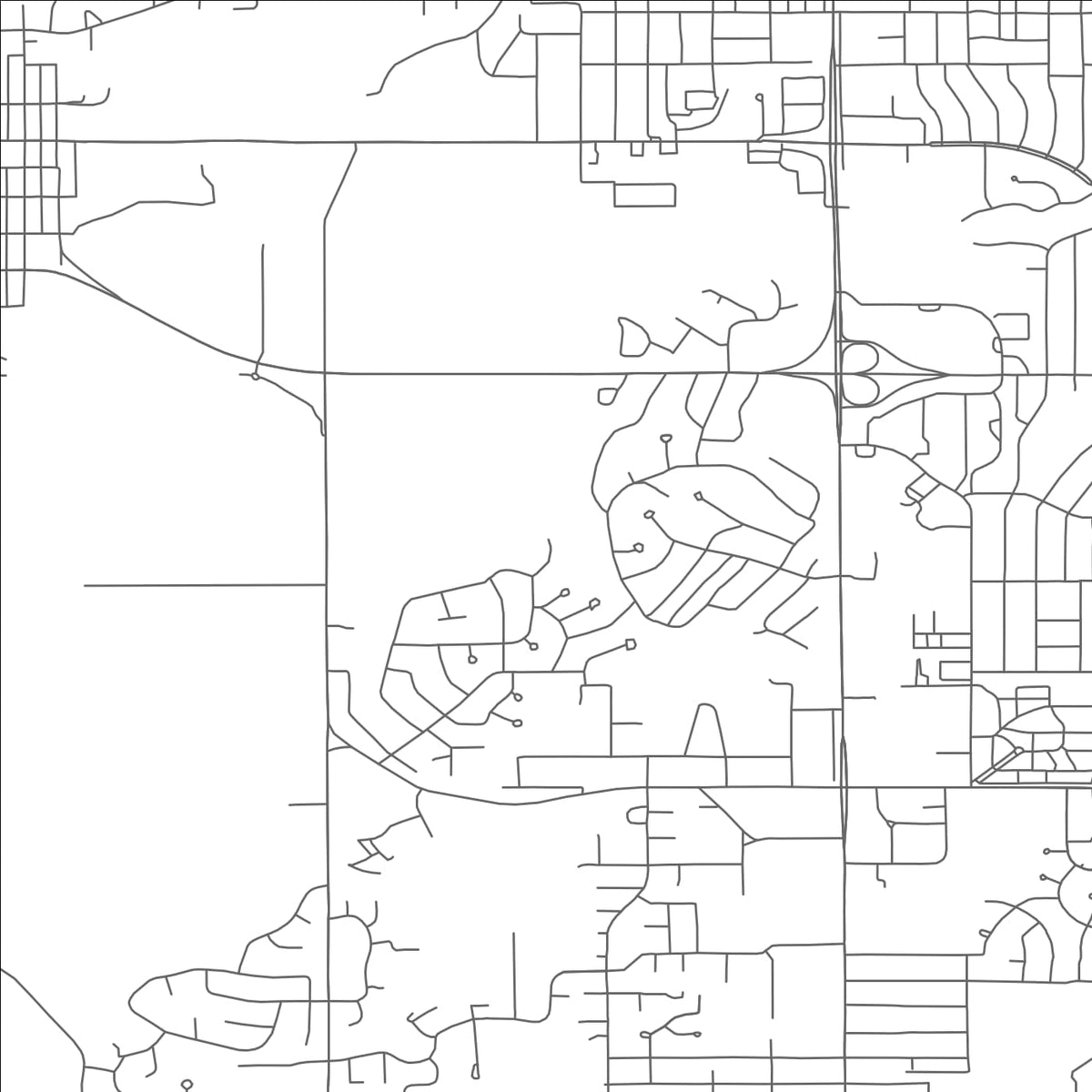 ROAD MAP OF BARTLESVILLE, OKLAHOMA BY MAPBAKES