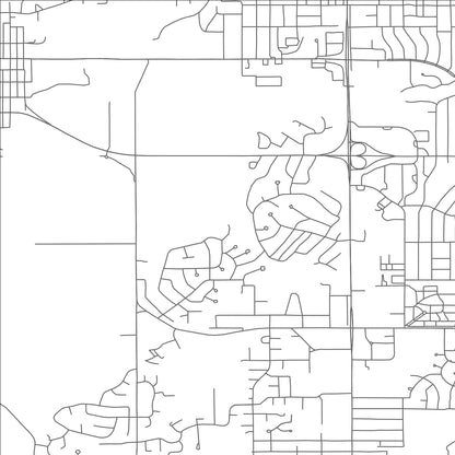 ROAD MAP OF BARTLESVILLE, OKLAHOMA BY MAPBAKES