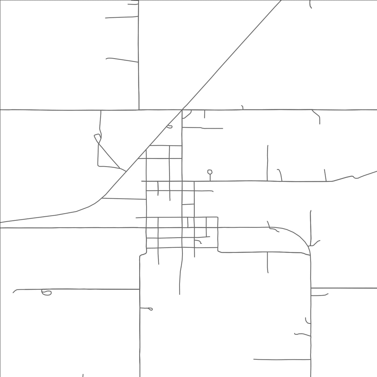 ROAD MAP OF BENNINGTON, OKLAHOMA BY MAPBAKES