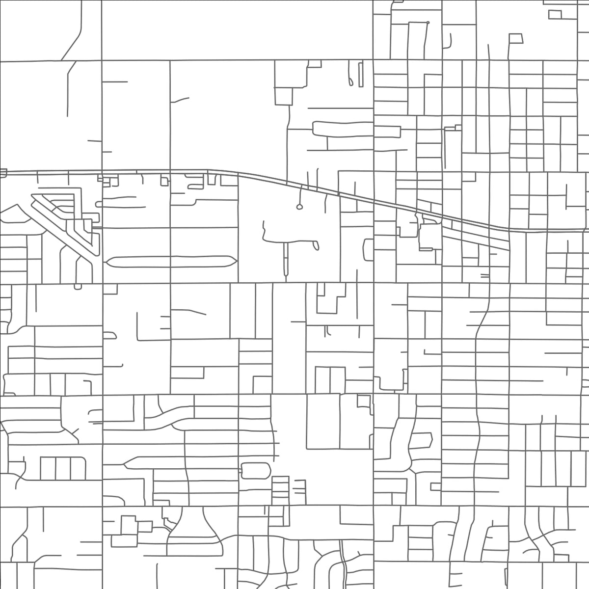 ROAD MAP OF BETHANY, OKLAHOMA BY MAPBAKES