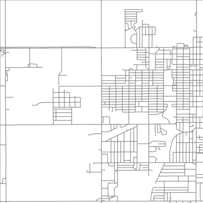 ROAD MAP OF BLACKWELL, OKLAHOMA BY MAPBAKES