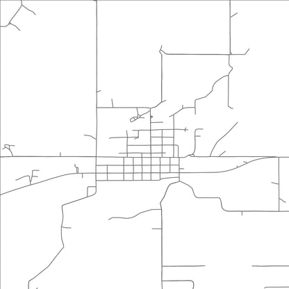 ROAD MAP OF BOKOSHE, OKLAHOMA BY MAPBAKES