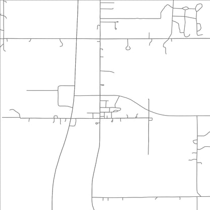 ROAD MAP OF BOWLEGS, OKLAHOMA BY MAPBAKES