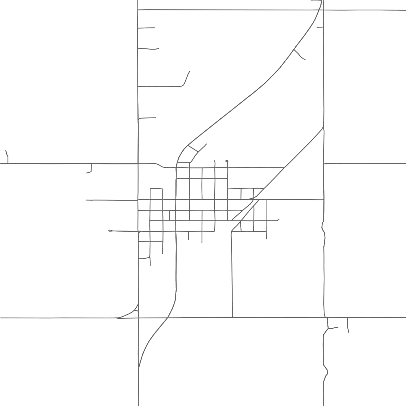 ROAD MAP OF BOYNTON, OKLAHOMA BY MAPBAKES