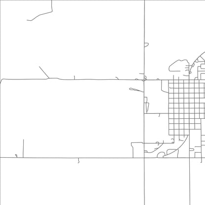 ROAD MAP OF BUFFALO, OKLAHOMA BY MAPBAKES