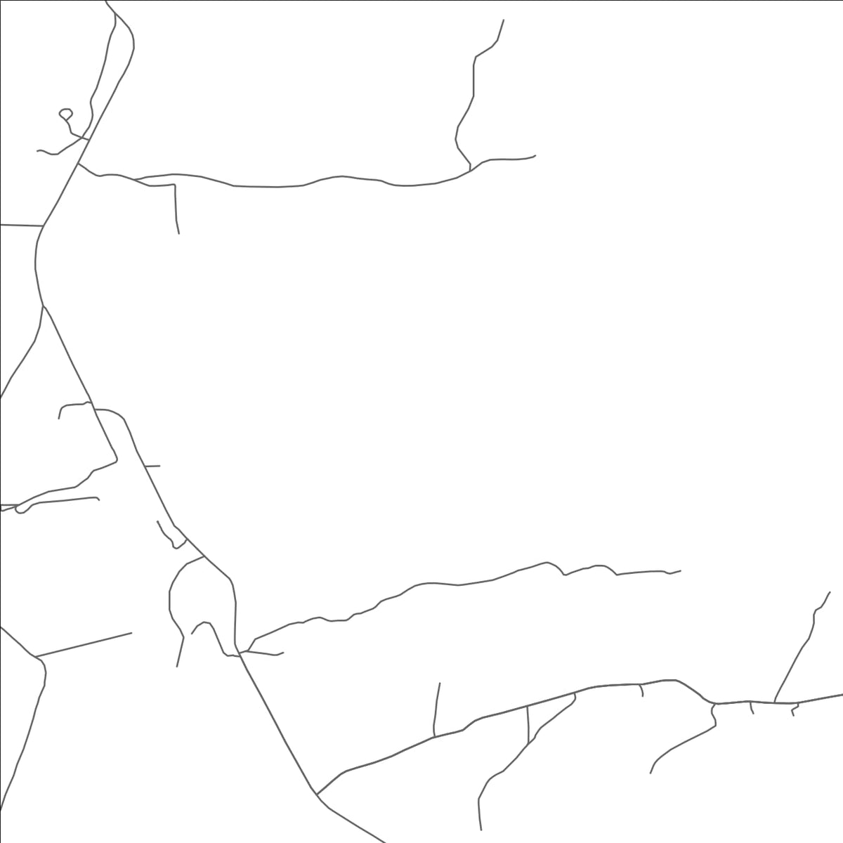 ROAD MAP OF BUNCH, OKLAHOMA BY MAPBAKES