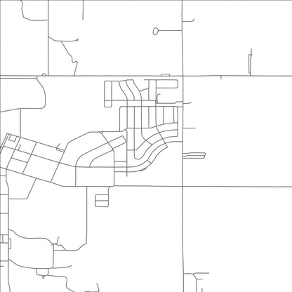 ROAD MAP OF BURNS FLAT, OKLAHOMA BY MAPBAKES