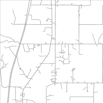 ROAD MAP OF BYNG, OKLAHOMA BY MAPBAKES