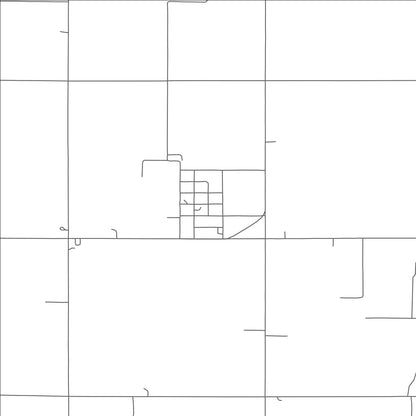 ROAD MAP OF BYRON, OKLAHOMA BY MAPBAKES