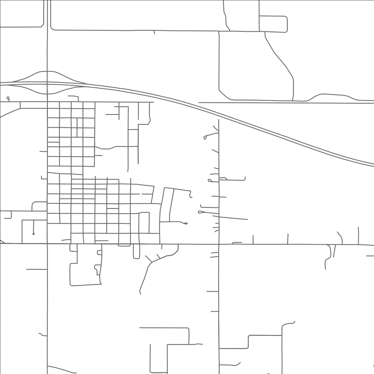 ROAD MAP OF CACHE, OKLAHOMA BY MAPBAKES