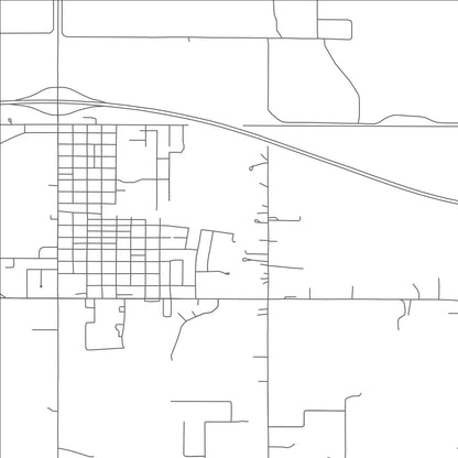 ROAD MAP OF CACHE, OKLAHOMA BY MAPBAKES