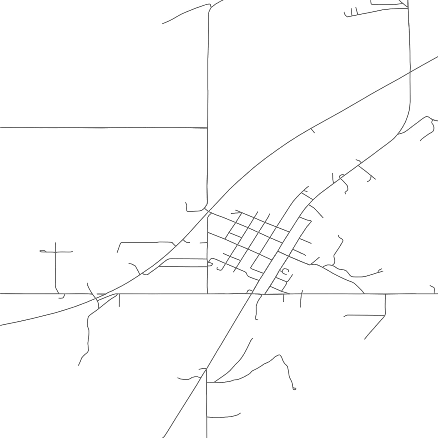 ROAD MAP OF CAMERON, OKLAHOMA BY MAPBAKES