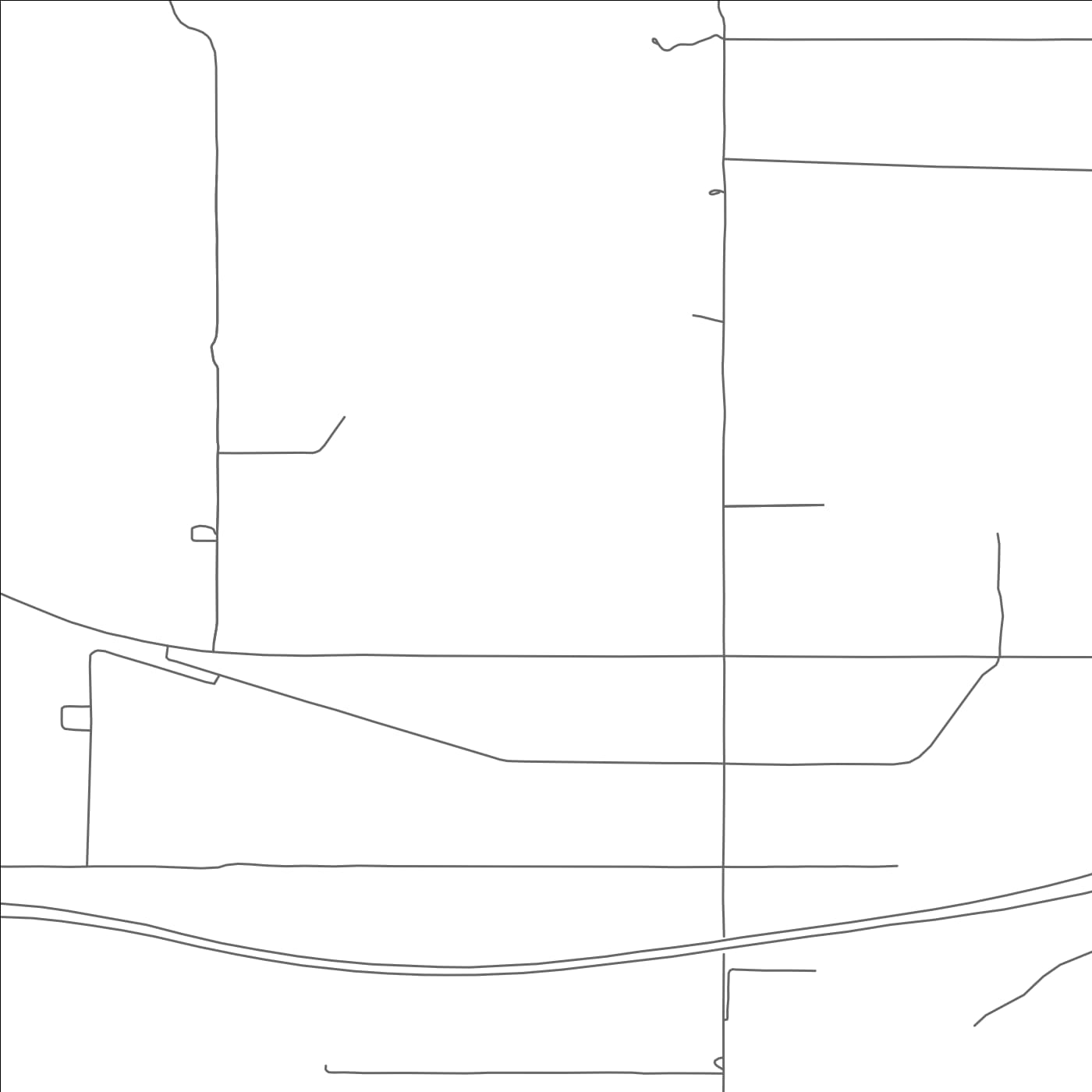 ROAD MAP OF CARLISLE, OKLAHOMA BY MAPBAKES