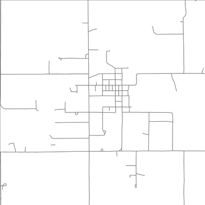 ROAD MAP OF CARNEY, OKLAHOMA BY MAPBAKES