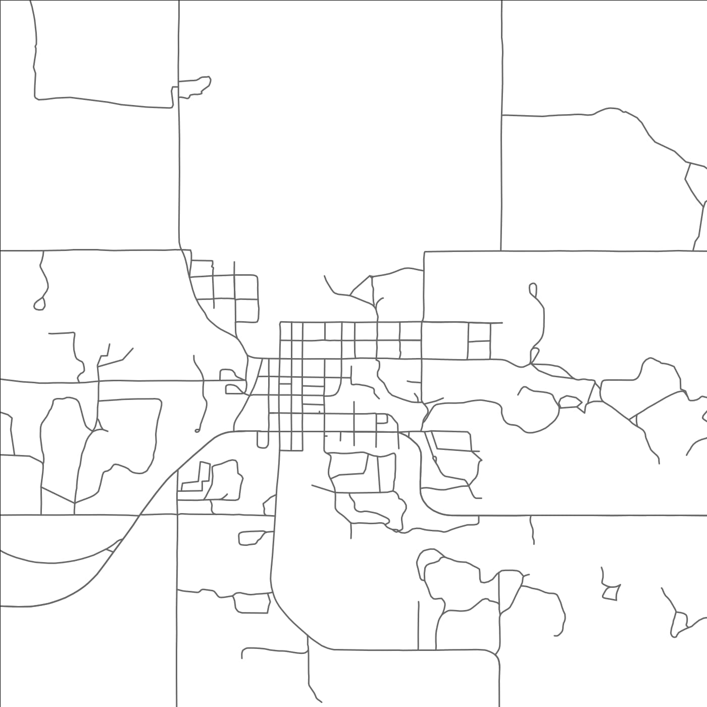 ROAD MAP OF CEMENT, OKLAHOMA BY MAPBAKES