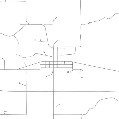 ROAD MAP OF CENTRAHOMA, OKLAHOMA BY MAPBAKES