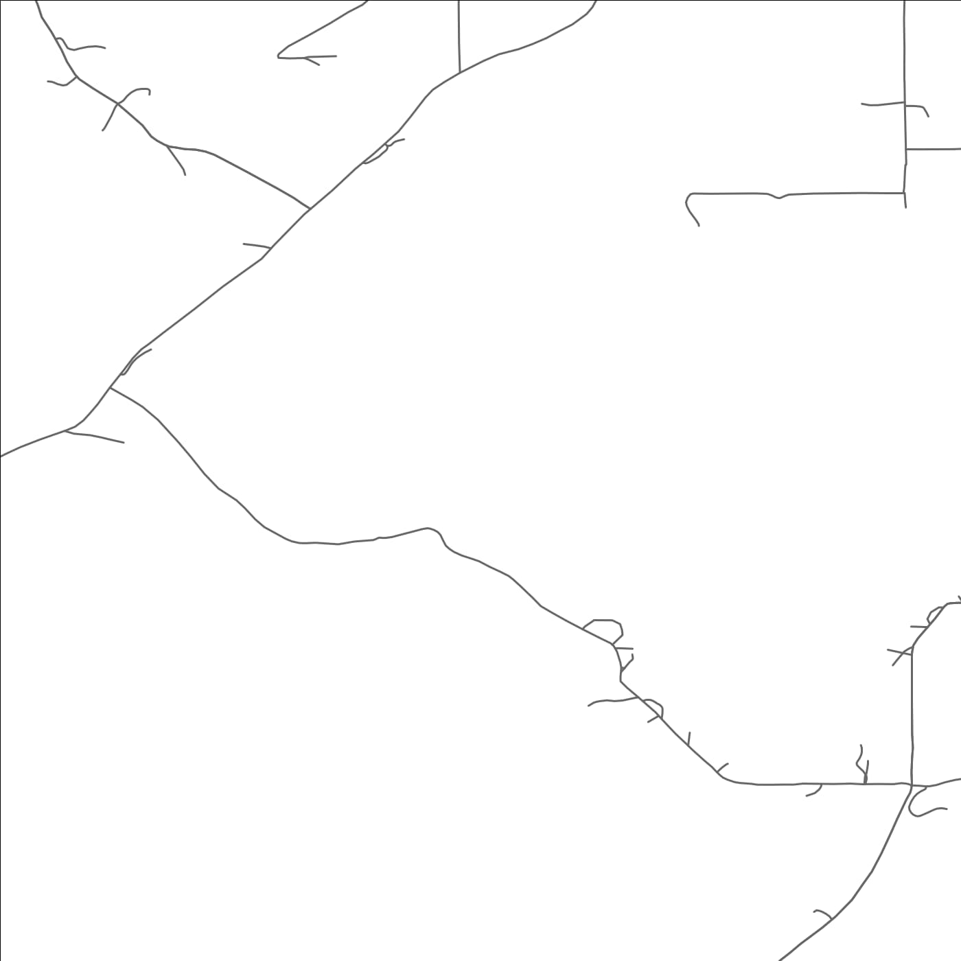 ROAD MAP OF CHRISTIE, OKLAHOMA BY MAPBAKES