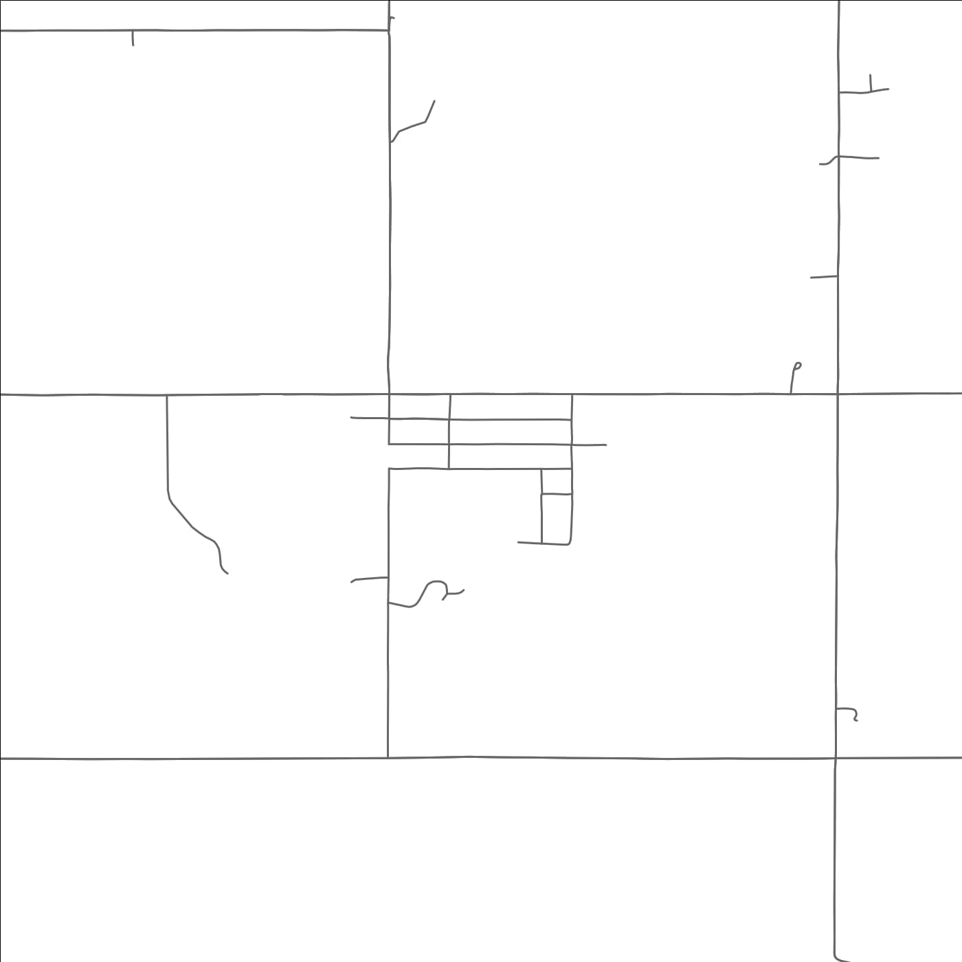 ROAD MAP OF CLARKSVILLE, OKLAHOMA BY MAPBAKES