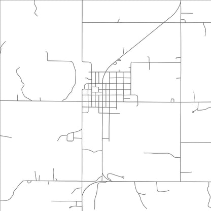 ROAD MAP OF CLEO SPRINGS, OKLAHOMA BY MAPBAKES