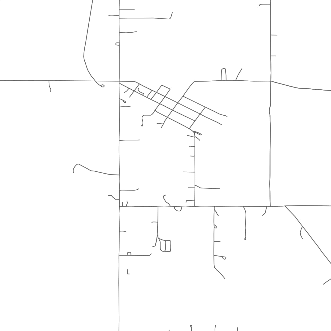 ROAD MAP OF COLEMAN, OKLAHOMA BY MAPBAKES