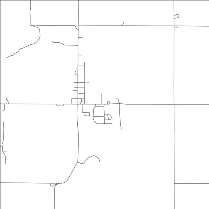 ROAD MAP OF COLONY, OKLAHOMA BY MAPBAKES