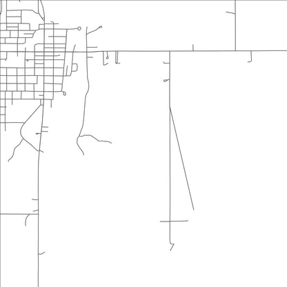 ROAD MAP OF COMANCHE, OKLAHOMA BY MAPBAKES