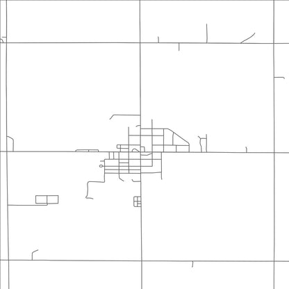 ROAD MAP OF CORN, OKLAHOMA BY MAPBAKES