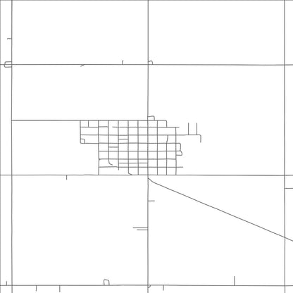 ROAD MAP OF COVINGTON, OKLAHOMA BY MAPBAKES