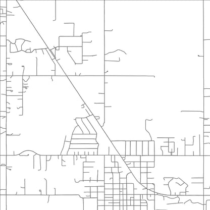 ROAD MAP OF COWETA, OKLAHOMA BY MAPBAKES