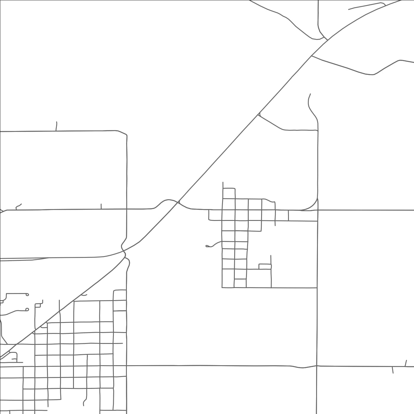 ROAD MAP OF COYLE, OKLAHOMA BY MAPBAKES