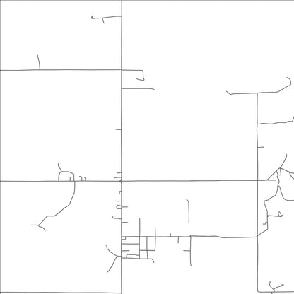 ROAD MAP OF CROMWELL, OKLAHOMA BY MAPBAKES