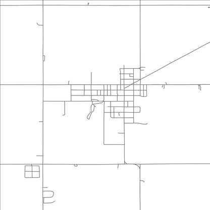 ROAD MAP OF CUSTER CITY, OKLAHOMA BY MAPBAKES