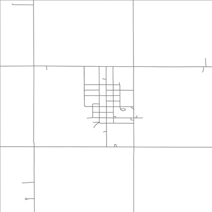 ROAD MAP OF DACOMA, OKLAHOMA BY MAPBAKES