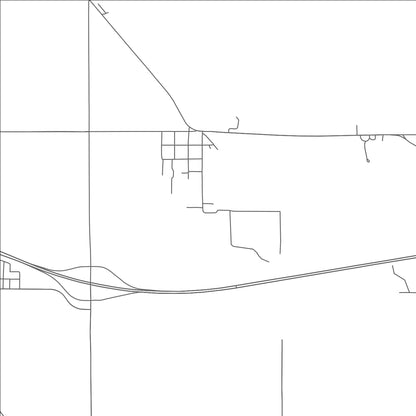 ROAD MAP OF DALE, OKLAHOMA BY MAPBAKES