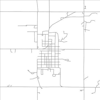 ROAD MAP OF DAVENPORT, OKLAHOMA BY MAPBAKES