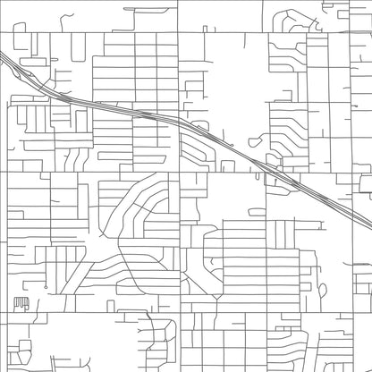 ROAD MAP OF DEL CITY, OKLAHOMA BY MAPBAKES