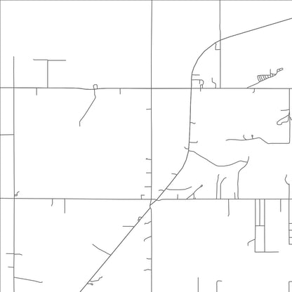 ROAD MAP OF DOTYVILLE, OKLAHOMA BY MAPBAKES