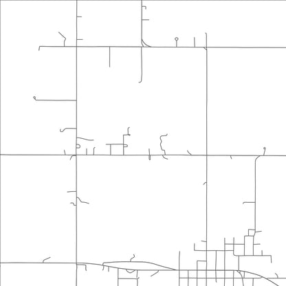 ROAD MAP OF EARL, OKLAHOMA BY MAPBAKES