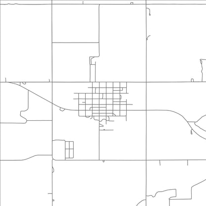 ROAD MAP OF EAST DUKE, OKLAHOMA BY MAPBAKES