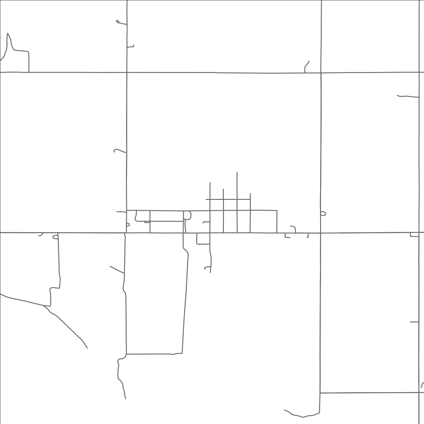 ROAD MAP OF ELMER, OKLAHOMA BY MAPBAKES