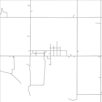 ROAD MAP OF ELMER, OKLAHOMA BY MAPBAKES