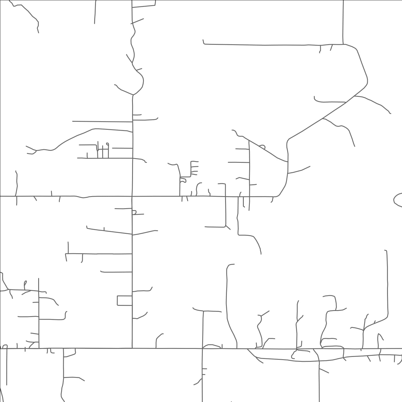 ROAD MAP OF FAIRFIELD, OKLAHOMA BY MAPBAKES