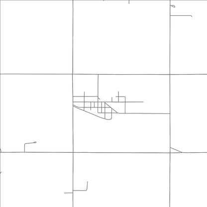 ROAD MAP OF FAIRMONT, OKLAHOMA BY MAPBAKES