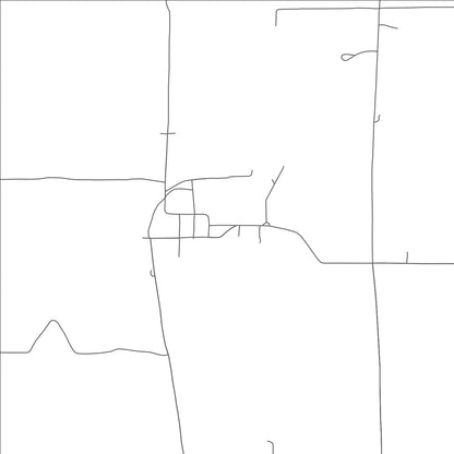 ROAD MAP OF FALLIS, OKLAHOMA BY MAPBAKES