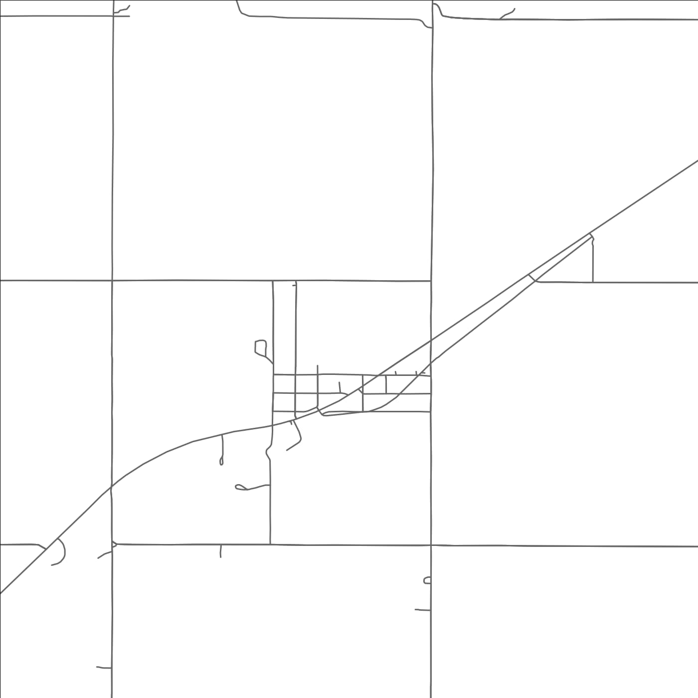 ROAD MAP OF FAXON, OKLAHOMA BY MAPBAKES