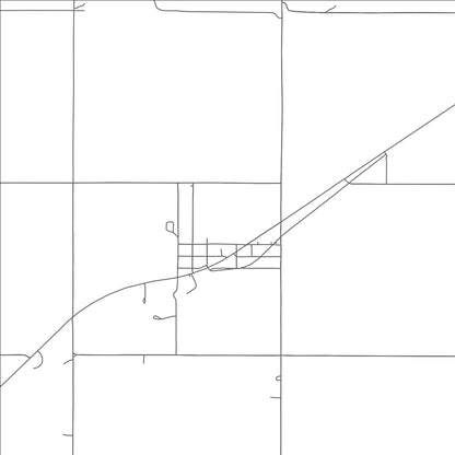 ROAD MAP OF FAXON, OKLAHOMA BY MAPBAKES